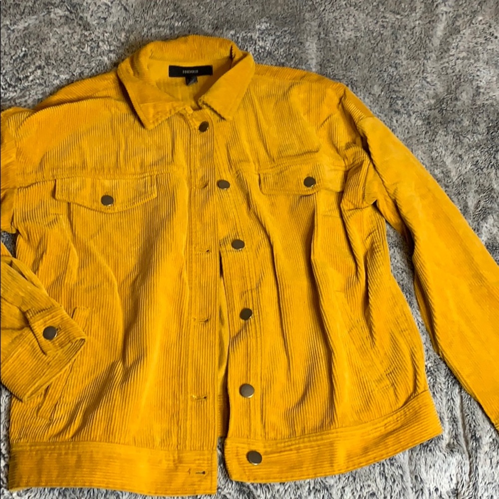 Over sized corduroy jacket